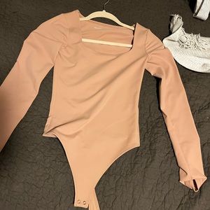 Tan bodysuit A&F